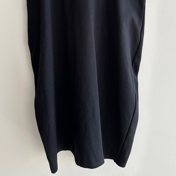 Rolla Costa Black Bodycon Tank Top Cutout Zippered Dress, Size Medium - Picture 4 of 16
